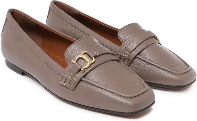 Pollini Uptown Horsebit loafers van bewerkt leer Grijs - Foto 3