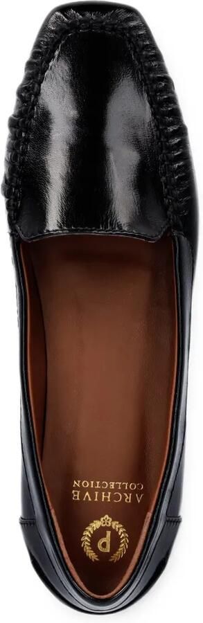 Pollini Uptown leren loafers Zwart - Foto 4
