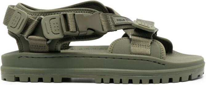 Polo Ralph Lauren Sandalen met gekruiste bandjes Groen - Foto 2