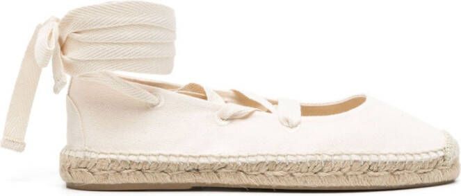 Polo Ralph Lauren Court sneakers met logo-reliëf Beige