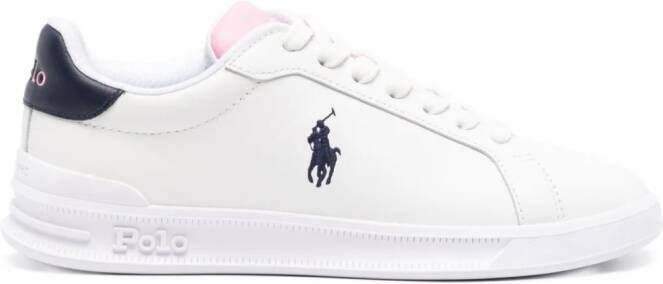 Polo Ralph Lauren Heritage Court II leren sneakers Wit