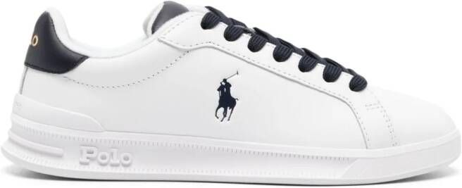 Polo Ralph Lauren Heritage Court II leren sneakers Wit