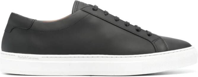 Polo Ralph Lauren Jermain Lux leren sneakers Zwart