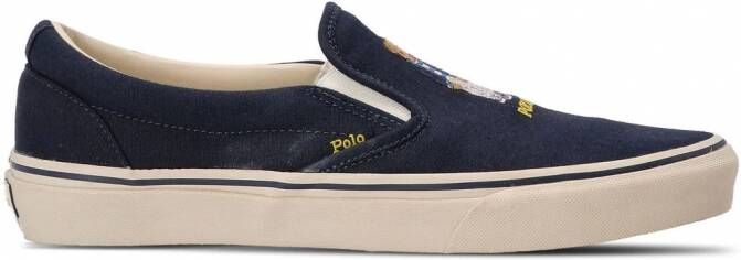 Polo Ralph Lauren Keaton sneakers met teddybeer Zwart
