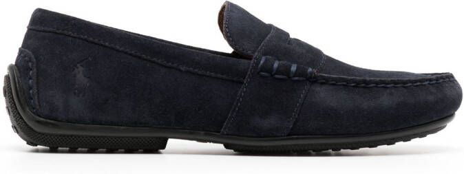 Polo Ralph Lauren Leren loafers Blauw