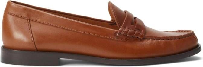 Polo Ralph Lauren Leren loafers Bruin