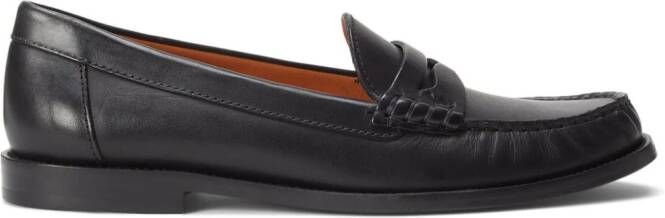 Polo Ralph Lauren Leren loafers Zwart