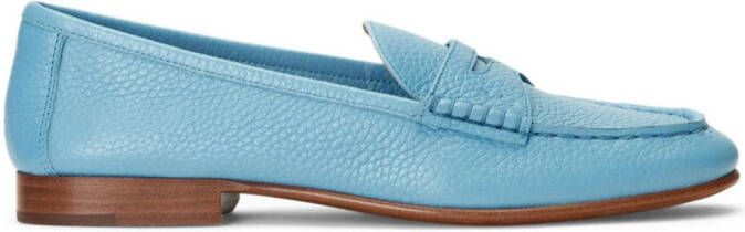 Polo Ralph Lauren Leren penny loafers Blauw