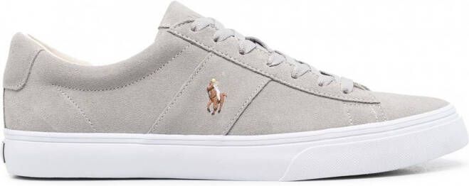 Polo Ralph Lauren Sneakers met geborduurd logo Grijs