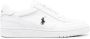Polo Ralph Lauren Trackster 200 leren sneakers Zwart - Thumbnail 1