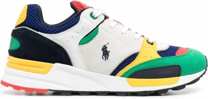 Polo Ralph Lauren Teenslippers met logopatch Zwart