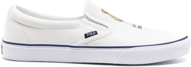 Polo Ralph Lauren Polo Bear slip-on sneakers Wit