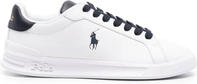 Polo Ralph Lauren Heritage Court II leren sneakers Wit