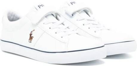 Polo Ralph Lauren Heritage Court leather sneakers Wit