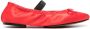 Polo Ralph Lauren Polo Pony satijnen ballerina's Rood - Thumbnail 1