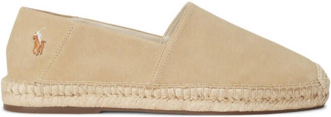 Polo Ralph Lauren Cevio espadrilles met geborduurd logo Rood