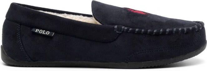 Polo Ralph Lauren Slippers met imitatie lamswol Beige