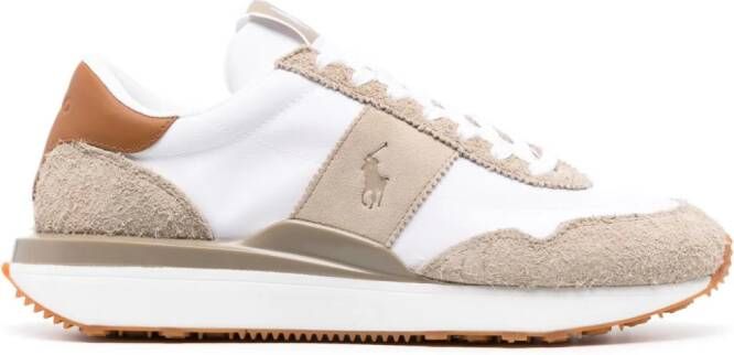 Polo Ralph Lauren Polo Pony suède sneakers Wit