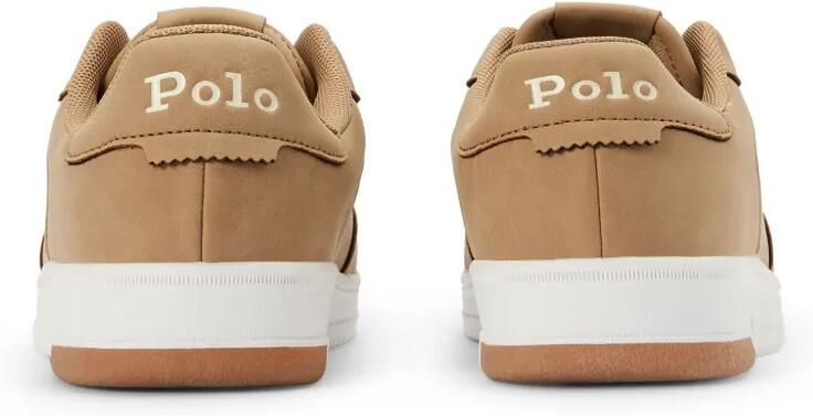 POLO RALPH LAUREN KIDS Court sneakers met geperforeerde details en vlakken Beige - Foto 3