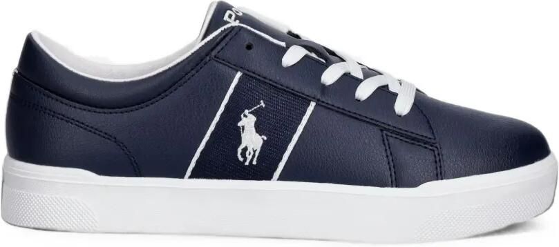 POLO RALPH LAUREN KIDS Frazier II sneakers met geborduurd logo Blauw - Foto 4