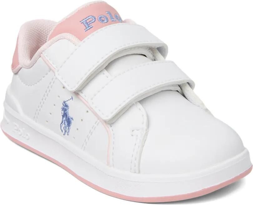 POLO RALPH LAUREN KIDS Heritage Court III EZ sneakers met bandje Wit