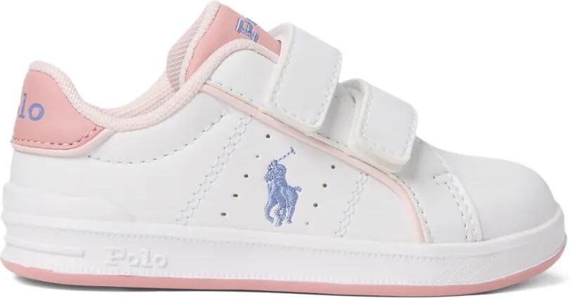 POLO RALPH LAUREN KIDS Heritage Court III EZ sneakers met bandje Wit - Foto 4
