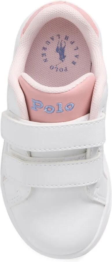 POLO RALPH LAUREN KIDS Heritage Court III EZ sneakers met bandje Wit - Foto 3