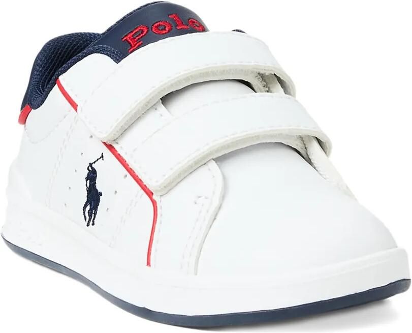 POLO RALPH LAUREN KIDS Heritage Court III EZ sneakers met geborduurd logo Wit