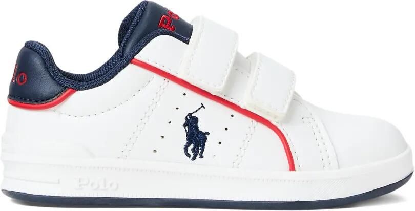 POLO RALPH LAUREN KIDS Heritage Court III EZ sneakers met geborduurd logo Wit - Foto 4