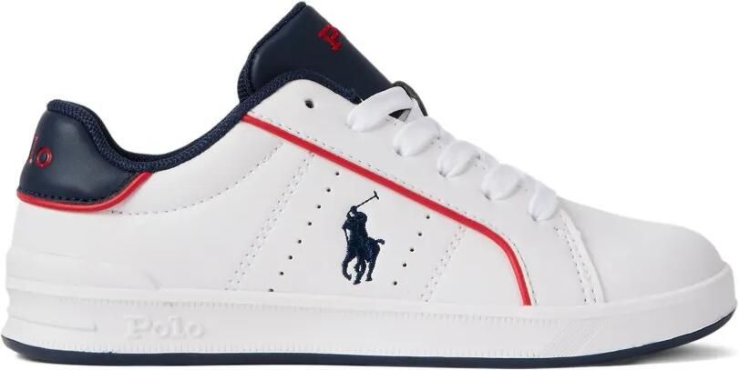 POLO RALPH LAUREN KIDS Heritage Court III sneakers met ronde neus Wit - Foto 3