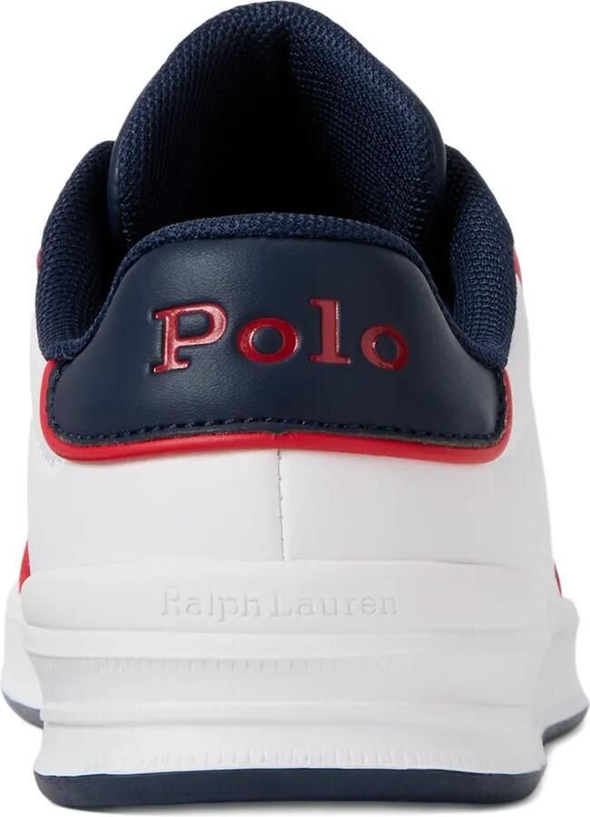 POLO RALPH LAUREN KIDS Heritage Court III sneakers met ronde neus Wit - Foto 2