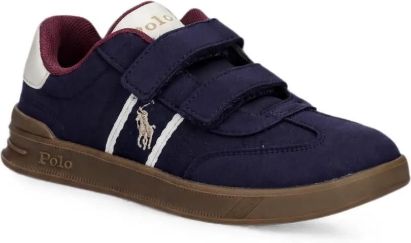 POLO RALPH LAUREN KIDS Heritage Court III T-Toe EZ sneakers met klittenband Blauw