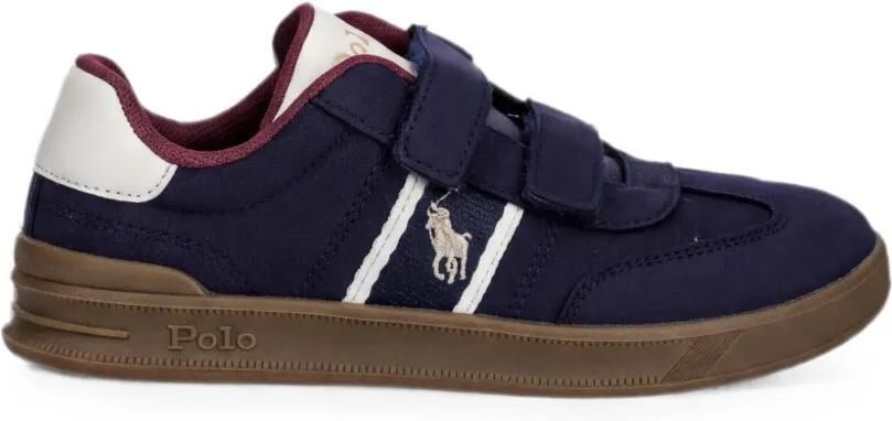 POLO RALPH LAUREN KIDS Heritage Court III T-Toe EZ sneakers met klittenband Blauw - Foto 3