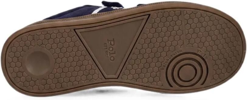 POLO RALPH LAUREN KIDS Heritage Court III T-Toe EZ sneakers met klittenband Blauw - Foto 5