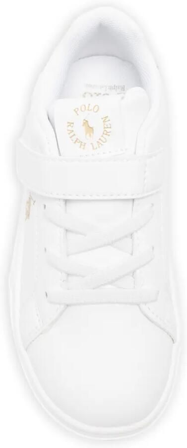 POLO RALPH LAUREN KIDS Heritage Court sneakers met klittenband Wit - Foto 2