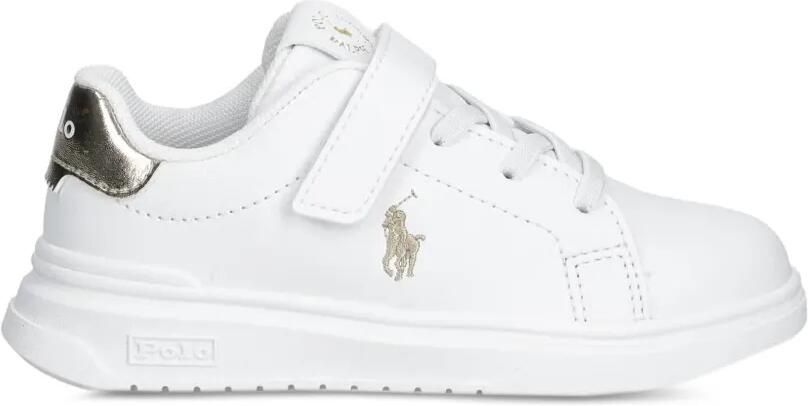 POLO RALPH LAUREN KIDS Heritage Court Super PS sneakers met klittenband Wit - Foto 3