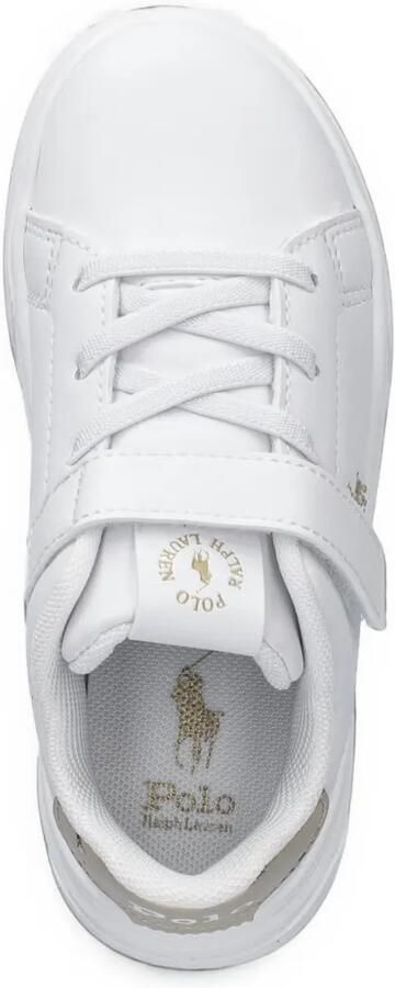 POLO RALPH LAUREN KIDS Heritage Court Super PS sneakers met klittenband Wit - Foto 4