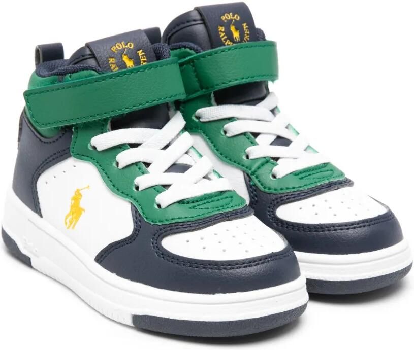 POLO RALPH LAUREN KIDS High-top sneakers met klittenband Blauw