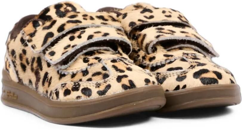 POLO RALPH LAUREN KIDS Sneakers met klittenband Bruin