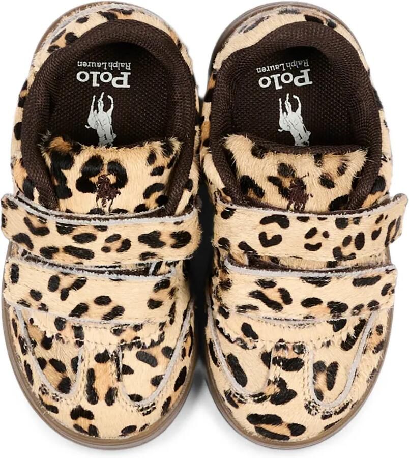 POLO RALPH LAUREN KIDS Sneakers met klittenband Bruin - Foto 2