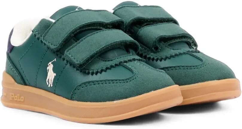 POLO RALPH LAUREN KIDS Hollis sneakers met klittenband Groen