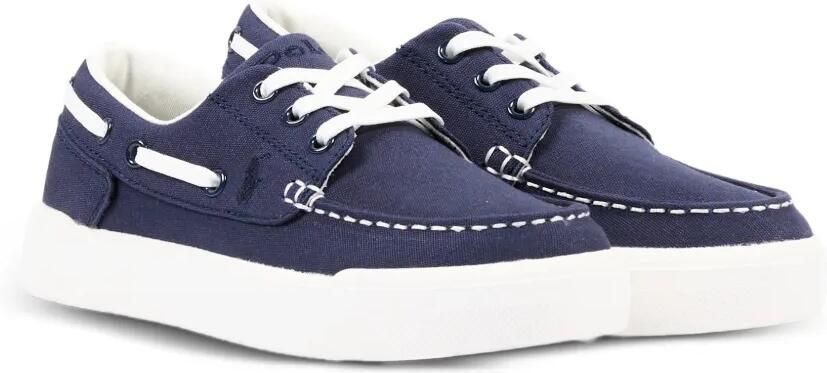 POLO RALPH LAUREN KIDS Mocassins met geborduurd logo Blauw