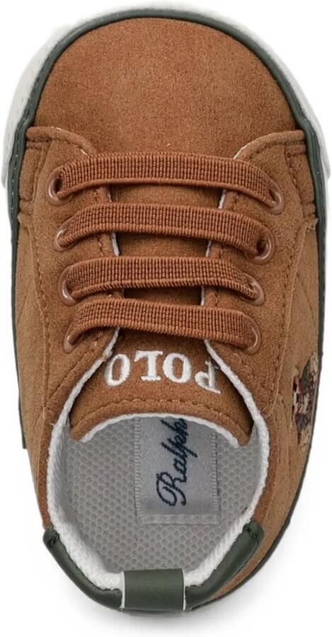 POLO RALPH LAUREN KIDS Polo Bear sneakers met borduurwerk Bruin - Foto 4