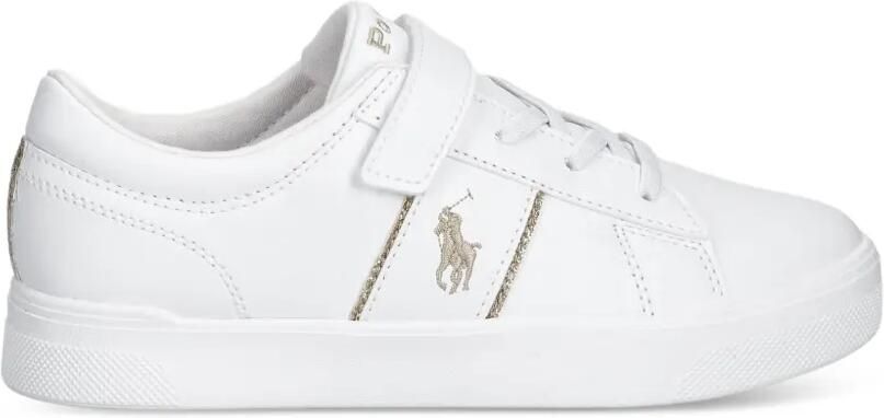 POLO RALPH LAUREN KIDS Polo Pony sneakers met klittenband Wit - Foto 4