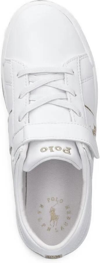 POLO RALPH LAUREN KIDS Polo Pony sneakers met klittenband Wit - Foto 3