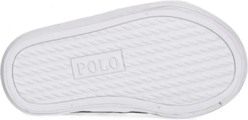 POLO RALPH LAUREN KIDS Pony sneakers met klittenband en borduurwerk Wit - Foto 4