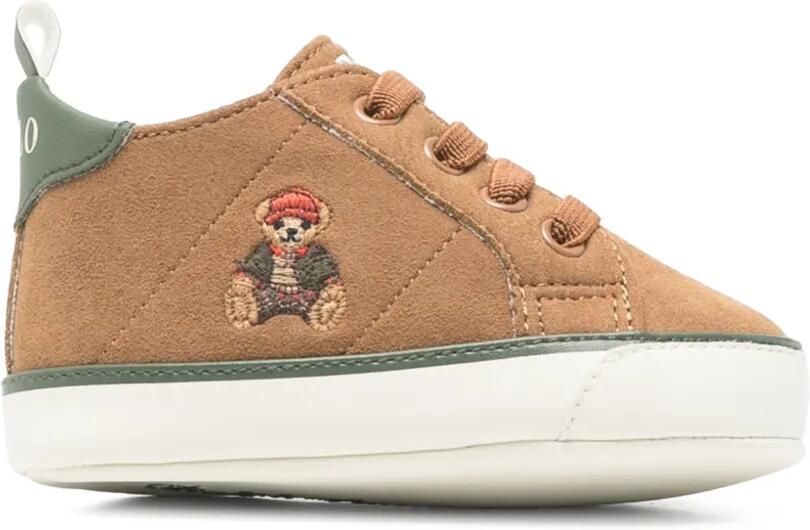 POLO RALPH LAUREN KIDS Quilton Bear Gore Hi sneakers Bruin