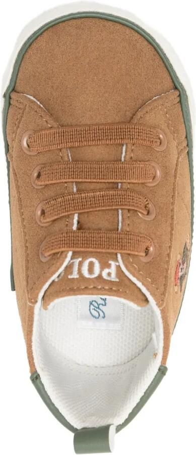 POLO RALPH LAUREN KIDS Quilton Bear Gore Hi sneakers Bruin - Foto 3