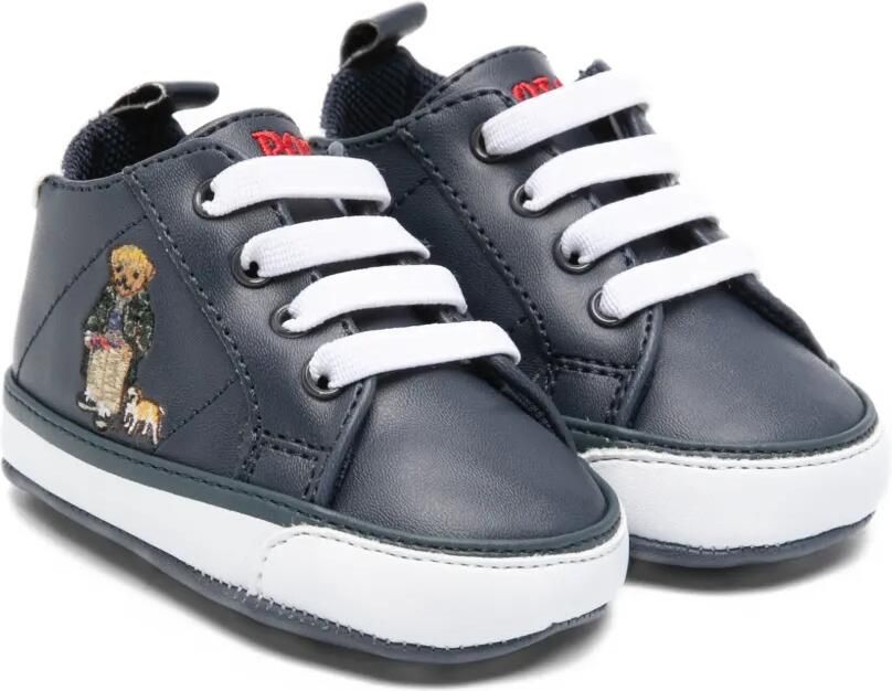 POLO RALPH LAUREN KIDS Sneakers met borduurwerk Blauw