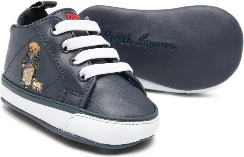 POLO RALPH LAUREN KIDS Sneakers met borduurwerk Blauw - Foto 3